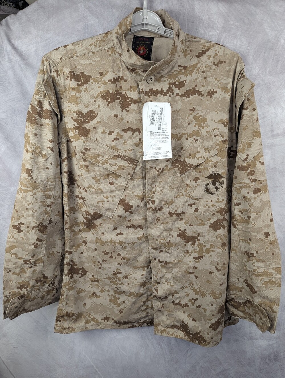 NWT USMC Desert MARPAT Digital Camo Uniform Shirt Propper Medium Long MCCUU